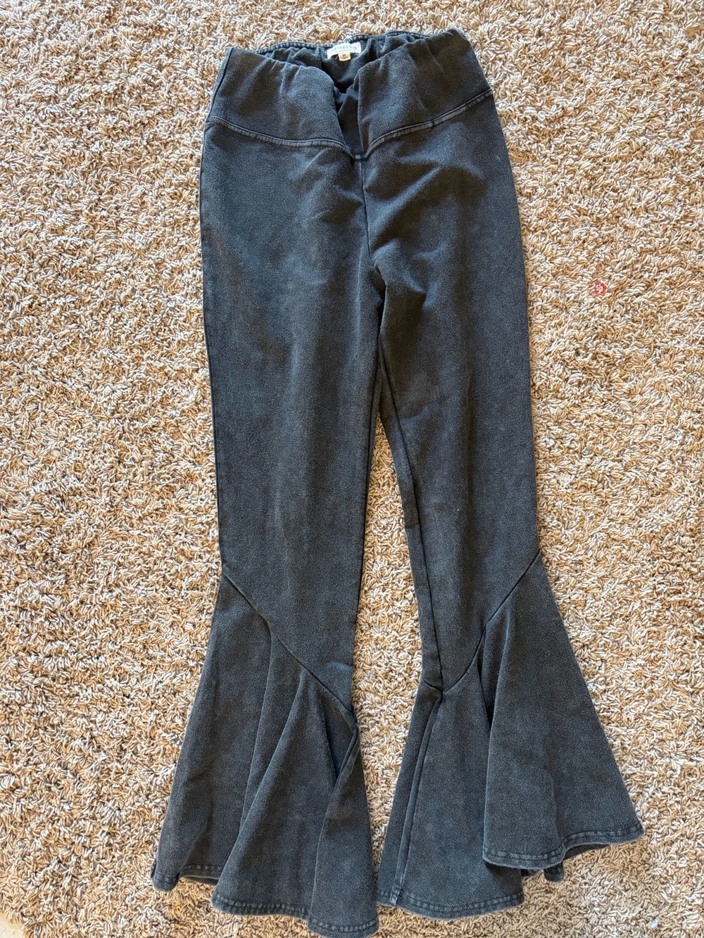 Earthbound Black Flared Bell Bottom Pants